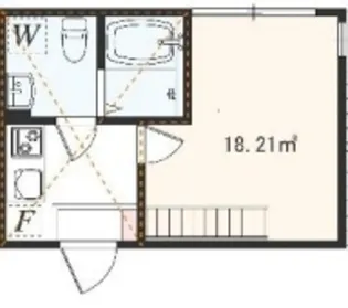 神奈川県相模原市緑区西橋本1【アパート】の間取り