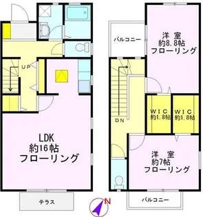 グリーンパレス斎藤分IV【2階】の間取り