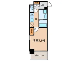 エストゥルース京都【3階】の間取り