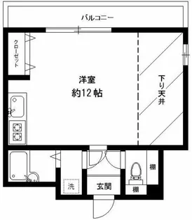 ハイム五番館【3階】の間取り
