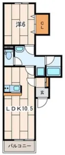 カロス30【1階】の間取り