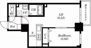 北海道札幌市中央区南十七条西8【マンション】の間取り