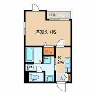 東京都中央区湊3【マンション】の間取り