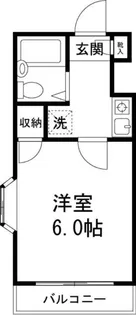 フェリス中野【1階】の間取り