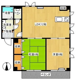 グランメゾントレビ A棟【2階】の間取り