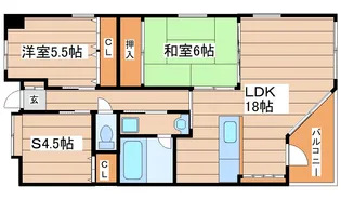 3LDKの間取り画像