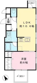 ノア豪徳寺【3階】の間取り