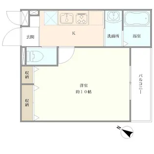 BUENA上所1丁目(仮・新築アパート)【3階】の間取り