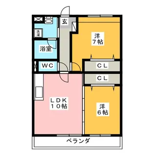 DOU LANICHU【2階】の間取り