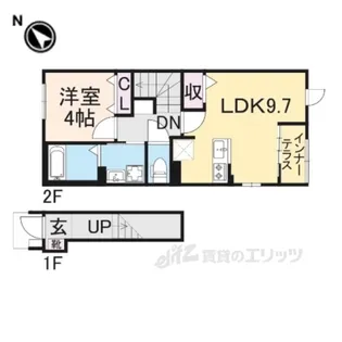 VALENTESAZANAMI【2階】の間取り