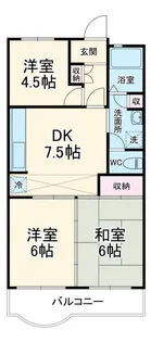 ハイムステップ1【5階】の間取り
