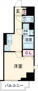 パレスシンシア江東橋【6階】の間取り