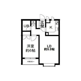 ユニハイム目黒【1階】の間取り