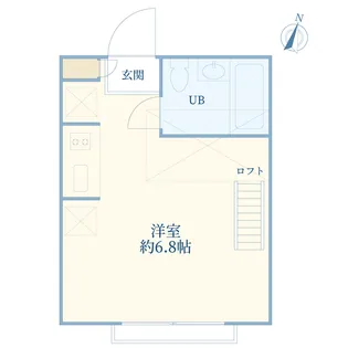 ルミエール渋谷【2階】の間取り
