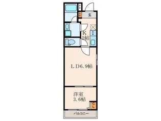 Act塚本5丁目【3階】の間取り