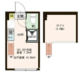 Grand Avenir【1階】の間取り