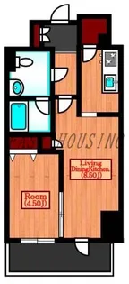 東京都渋谷区幡ヶ谷2【マンション】の間取り