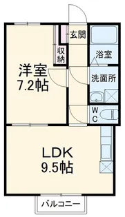 スカイテラス【1階】の間取り