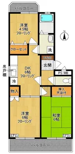ハイツ清明【2階】の間取り