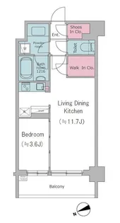ドゥーエ西馬込II【1階】の間取り