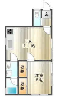 ベルローズ【1階】の間取り