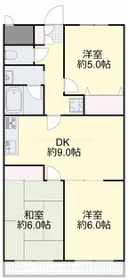 エトリールOMORIII【3階】の間取り