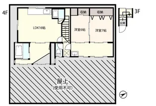 アシスト赤塚マンション【3階】の間取り