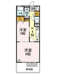 パストラル川名【1階】の間取り