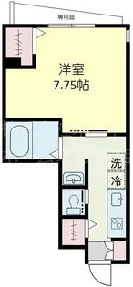 ベル・フルール【1階】の間取り