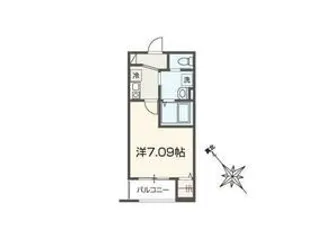 MELDIA大袋【2階】の間取り
