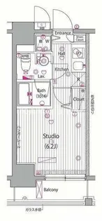 ガーラ・ヴィスタ横濱西口【6階】の間取り