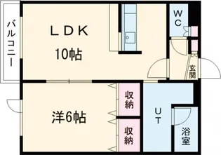 フローレンス【4階】の間取り
