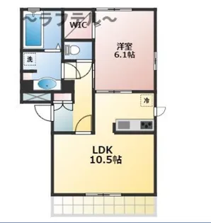 ネフェルタリ【2階】の間取り