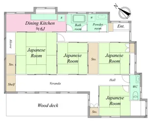 神奈川県横須賀市森崎3【一戸建】の間取り