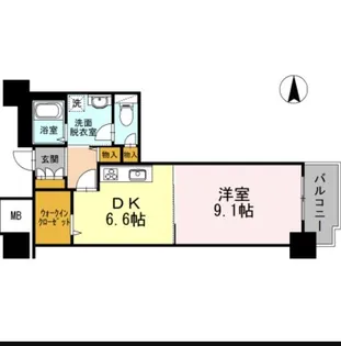 品川シーサイドビュータワー I【15階】の間取り