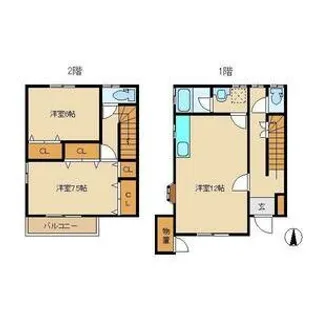 フレアージュA【1階】の間取り