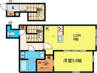 (仮称)向山3丁目計画【2階】の間取り