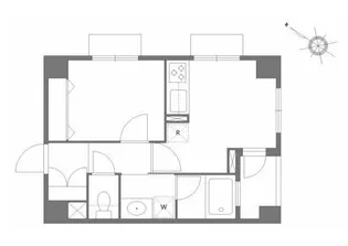 ルクレ初台【3階】の間取り