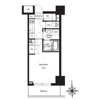 HF正光寺赤羽レジデンスII【2階】の間取り