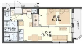 八乙女中央弐番館【2階】の間取り