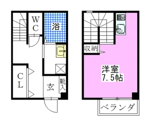 lineA【2階】の間取り