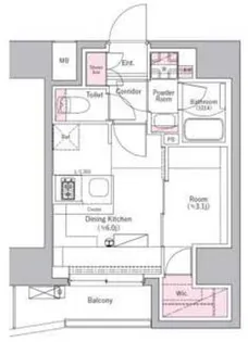 BPRレジデンス田端【3階】の間取り