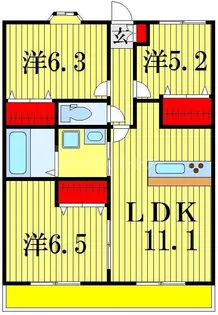TRINITY【1階】の間取り
