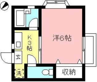 シンワハイツ【2階】の間取り