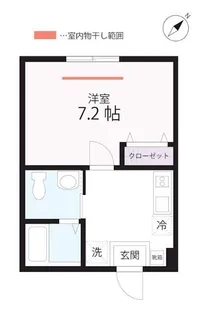 QUIET CRAB HOUSE mix天王町(仮)【1階】の間取り