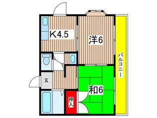 プチメゾン・トシ【1階】の間取り