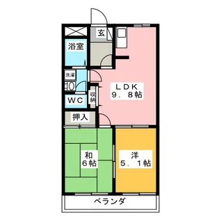 LaVieEnRose【2階】の間取り