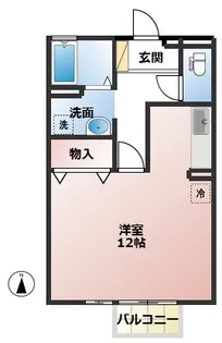 アピエ壱番館【1階】の間取り