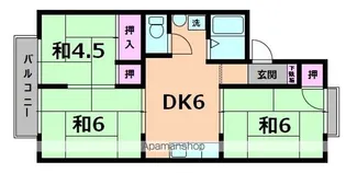 タワーズ黒崎B棟【1階】の間取り
