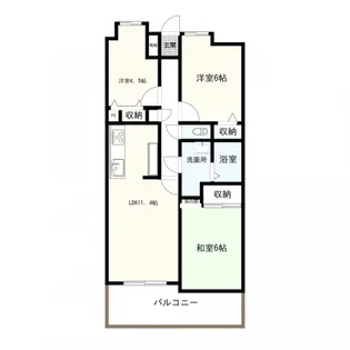 サンピア五日市【2階】の間取り